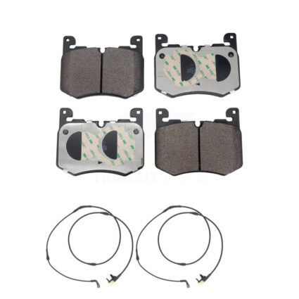 Front Semi-Metallic Brake Pads & Wear Sensor Kit For Jaguar F-Pace Land Rover Range Velar KPW-101580