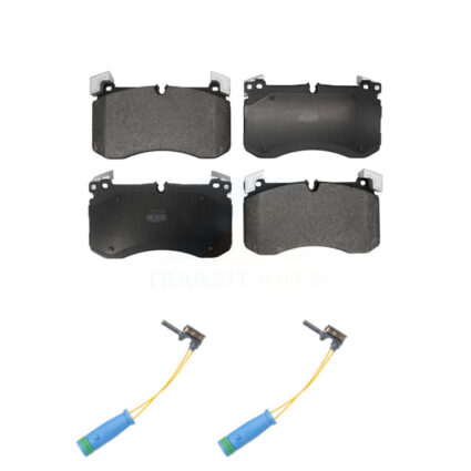 Front Semi-Metallic Brake Pads & Wear Sensor Kit For Mercedes-Benz GLS450 GLS63 AMG GLE53 KPW-101593
