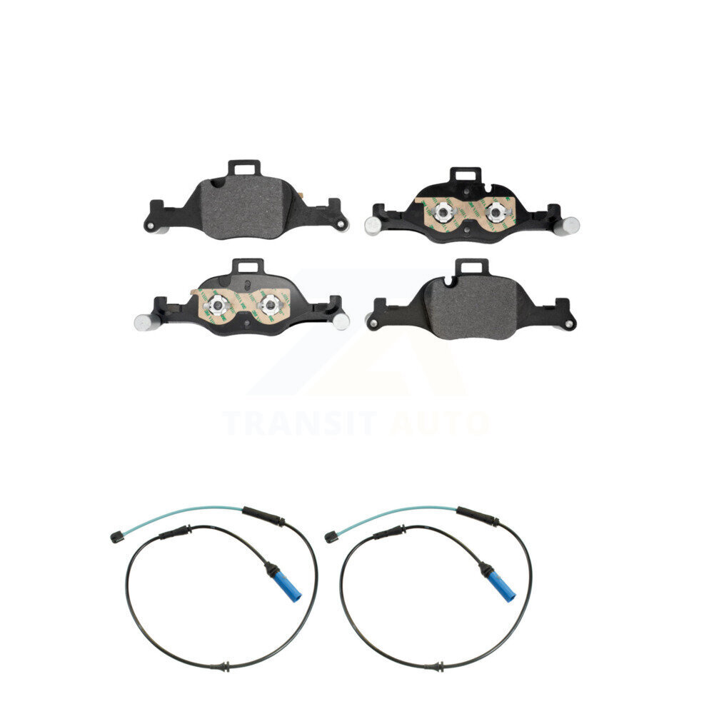 Front Semi-Metallic Disc Brake Pad And Wear Sensor Kit For BMW 530i xDrive 540i 530e 540d KPW-101596