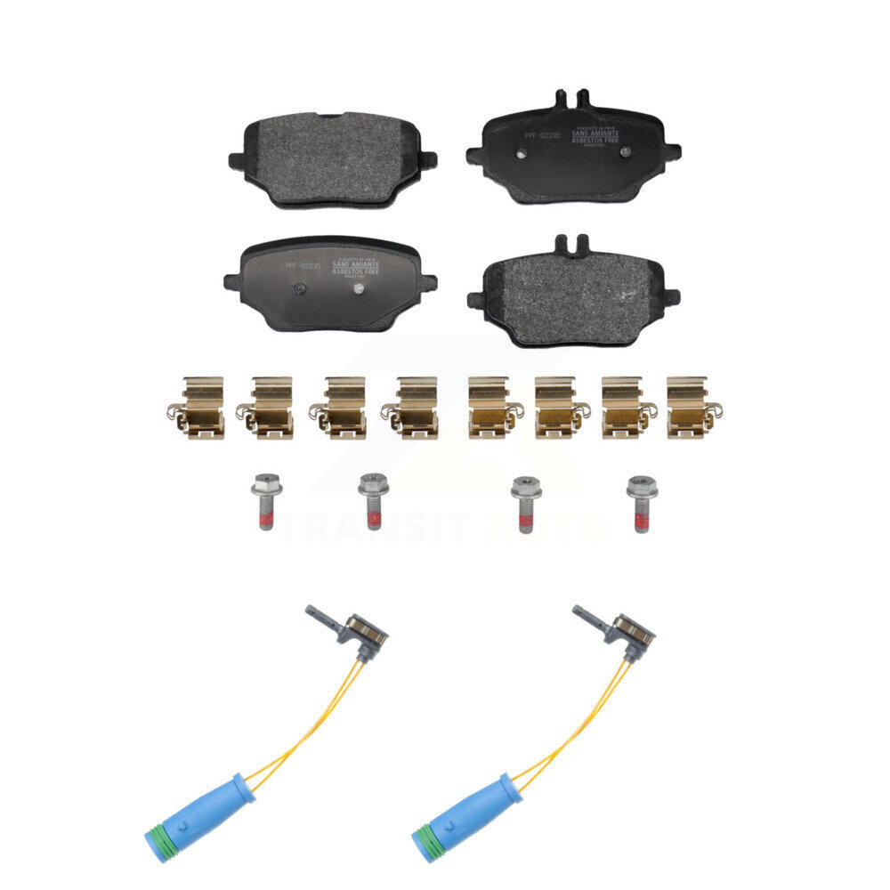 Rear Semi-Metallic Disc Brake Pads And Wear Sensors Kit For Mercedes-Benz GLE350 KPW-101641