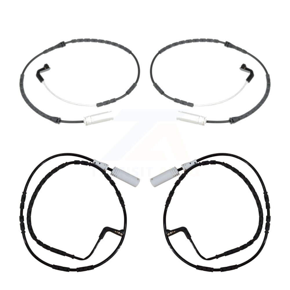 Front Rear Brake Pads Wear Sensor (4 Pack) For 2009-2010 BMW 328i xDrive 335i 3.0L KSE-100148