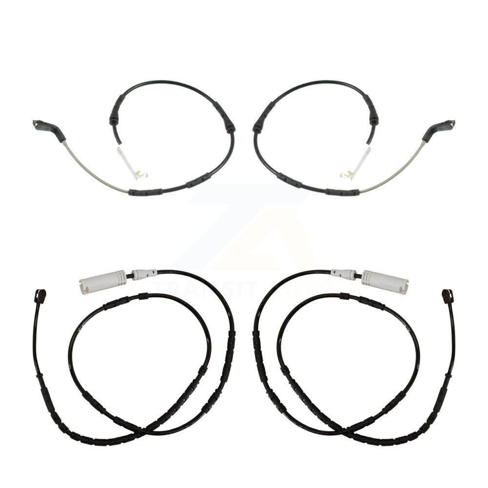 Front Rear Brake Pads Wear Sensor (4 Pack) For 2013-2015 BMW X1 3.0L KSE-100167