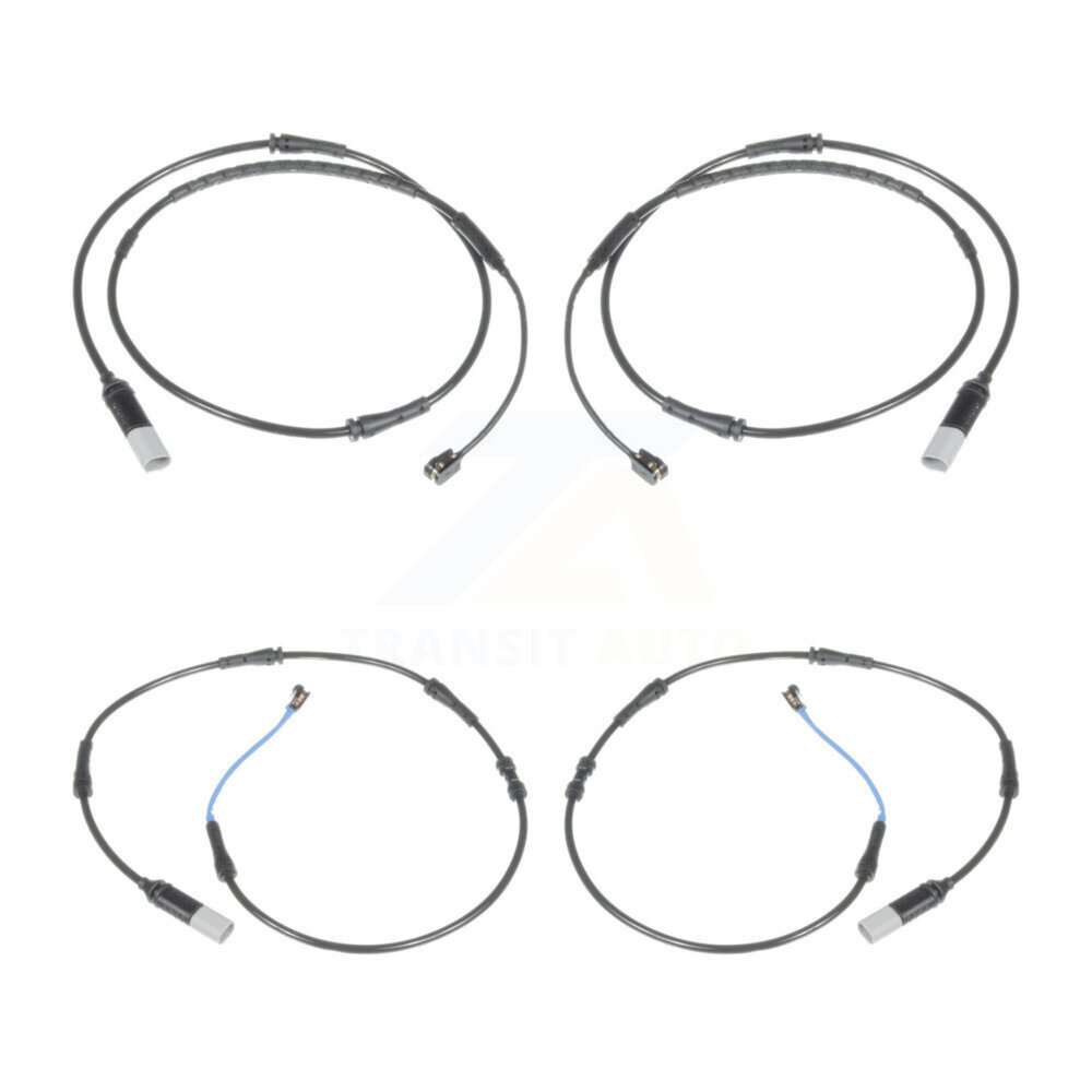 Front Rear Brake Pads Wear Sensor (4 Pack) For BMW 528i 650i 535i xDrive Gran Coupe 640i KSE-100184