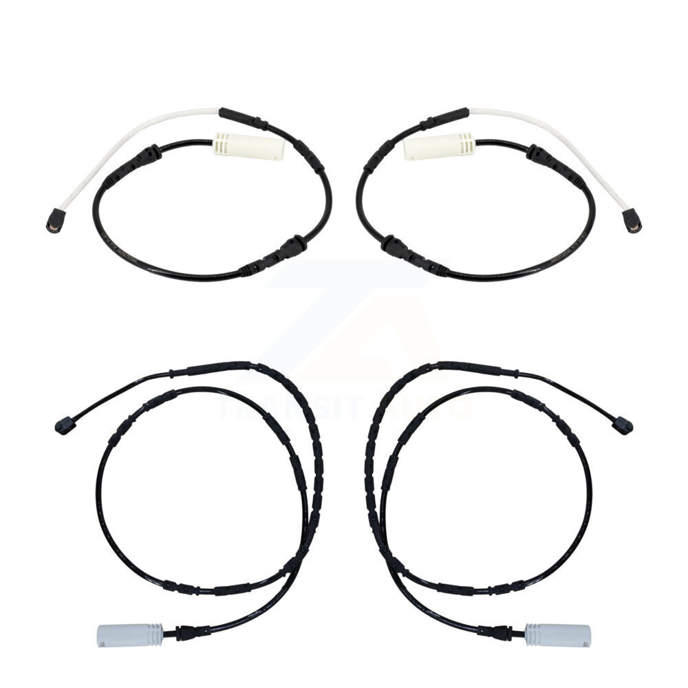 Front Rear Brake Pads Wear Sensor (4 Pack) For BMW 328i xDrive 335i 335is 335d 325i KSE-100212
