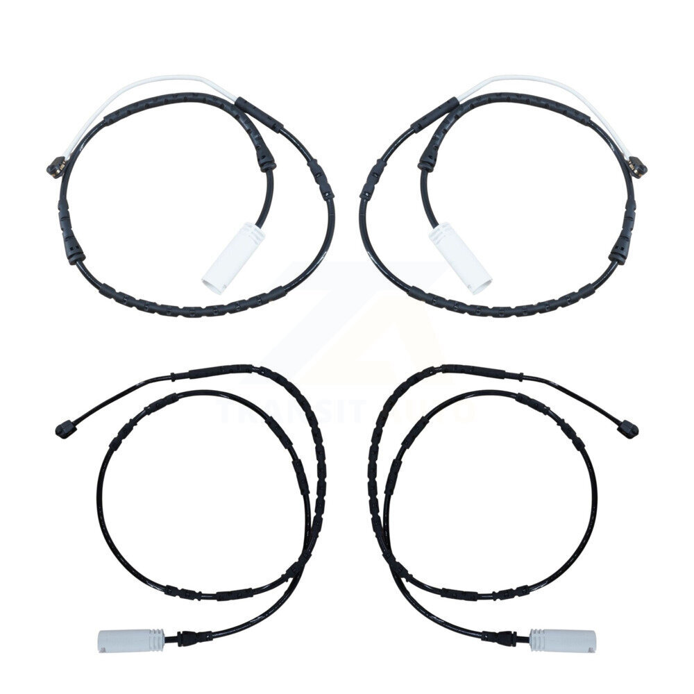 Front Rear Brake Pads Wear Sensor (4 Pack) For 2012 BMW 328i xDrive 3.0L KSE-100213