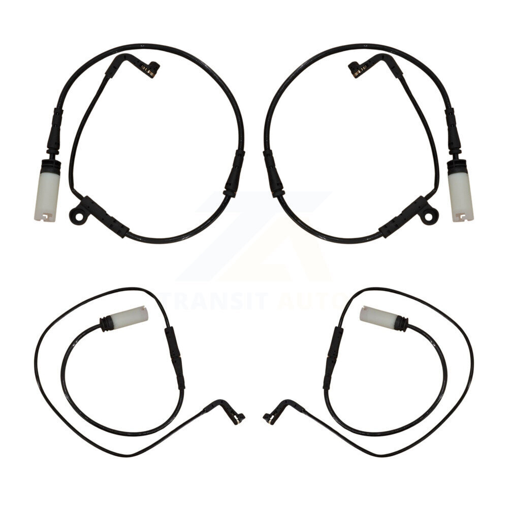 Front Rear Brake Pads Wear Sensor (4 Pack) For BMW 535i xDrive 525i KSE-100229