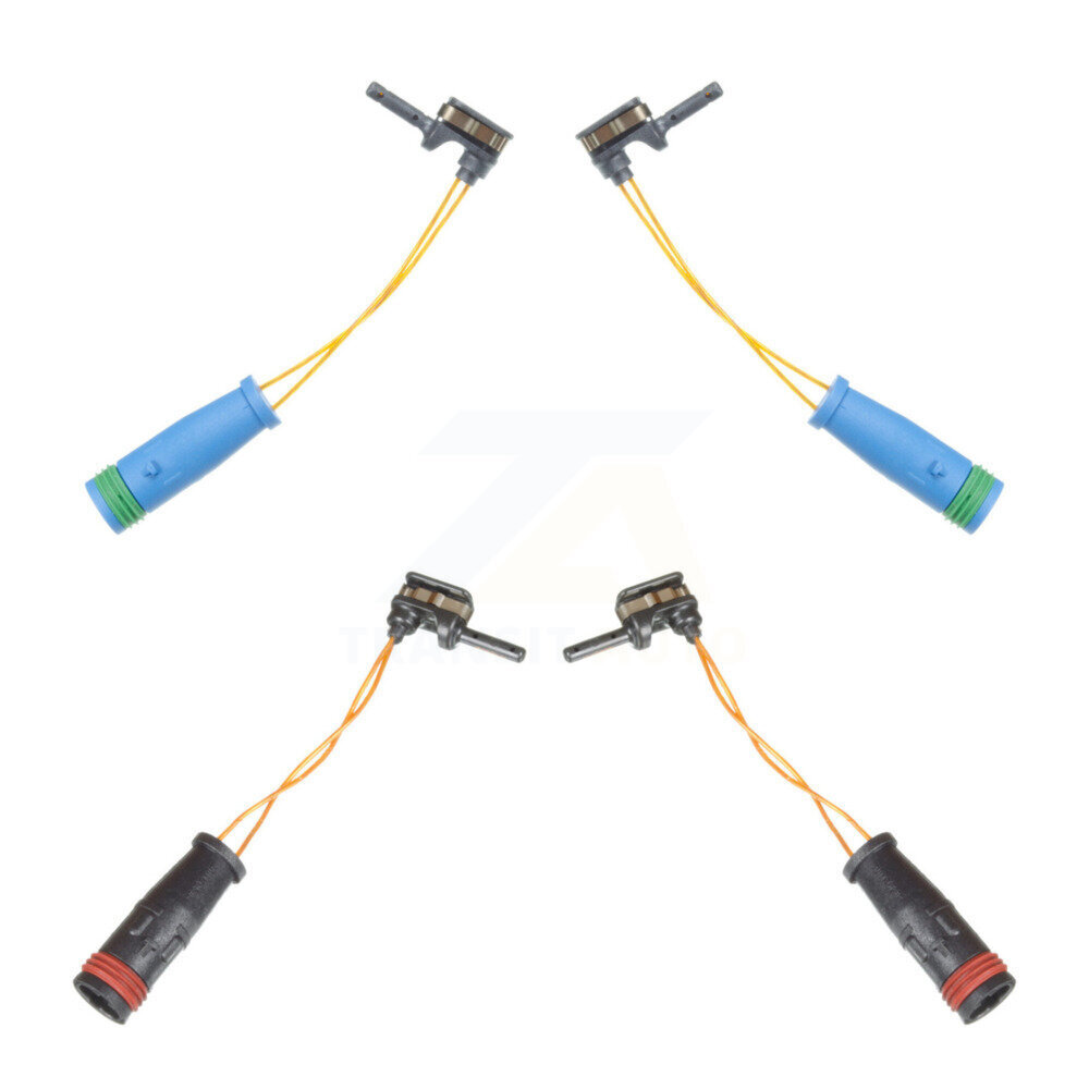 Front Rear Brake Pads Wear Sensor (4 Pack) For Mercedes-Benz C250 E400 KSE-100438