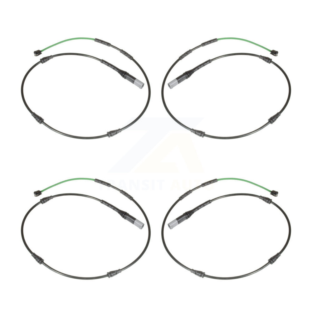 Front Rear Brake Pads Wear Sensor (4 Pack) For 2015-2016 BMW X5 M with 4.4L KSE-100509