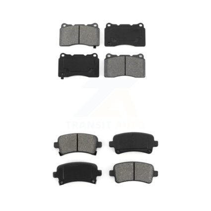 Front Rear Semi-Metallic Brake Pads Kit For Buick Regal Cadillac XTS Saab 9-5 KSM-100007
