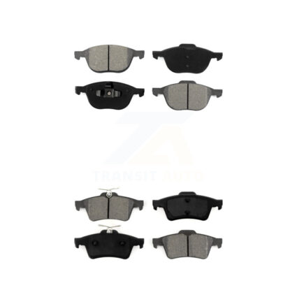 Front Rear Semi-Metallic Brake Pad Kit For Ford Mazda 3 Escape Focus 5 EcoSport Volvo S40 KSM-100023