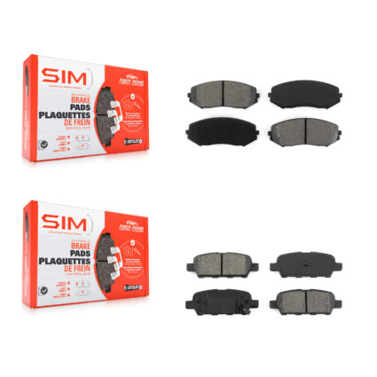 Front Rear Semi-Metallic Brake Pads Kit For 2007-2013 Suzuki Grand Vitara KSM-100079