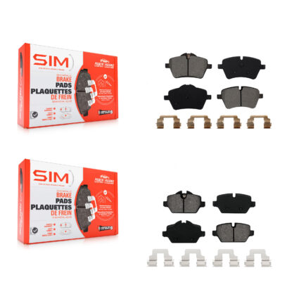 Front Rear Semi-Metallic Brake Pads Kit For Mini Cooper Countryman Paceman KSM-100087