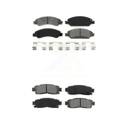 Front Rear Semi-Metallic Brake Pads Kit For Cadillac XTS KSM-100137
