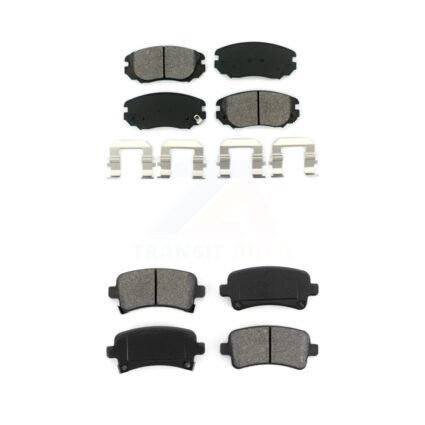 Front Rear Semi-Metallic Brake Pads Kit For Chevrolet Buick Malibu Impala LaCrosse Regal KSM-100164