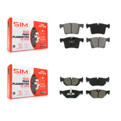 Front Rear Semi-Metallic Brake Pads Kit For BMW 328i xDrive 320i KSM-100191