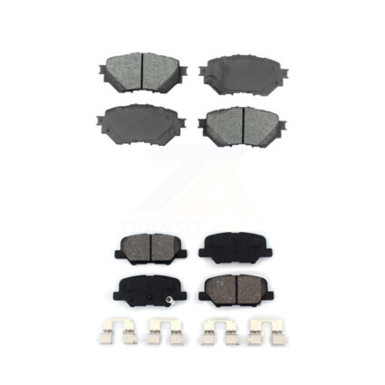 Front Rear Semi-Metallic Brake Pads Kit For Mazda 3 Sport KSM-100221