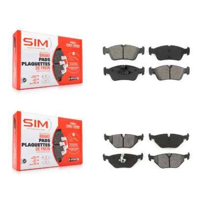 Front Rear Semi-Metallic Brake Pads Kit For BMW Z4 325i 325Ci 320i 325xi 328i 323i 318i KSM-100323