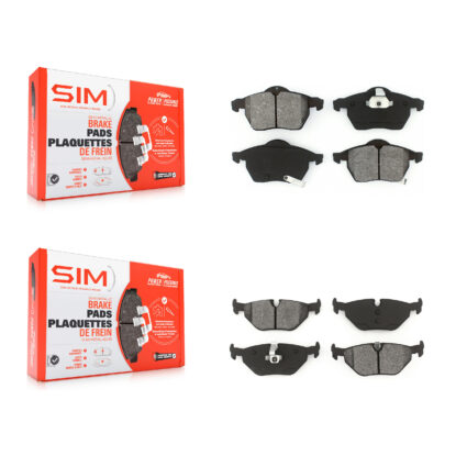 Front Rear Semi-Metallic Brake Pads Kit For Saab 9-5 KSM-100351
