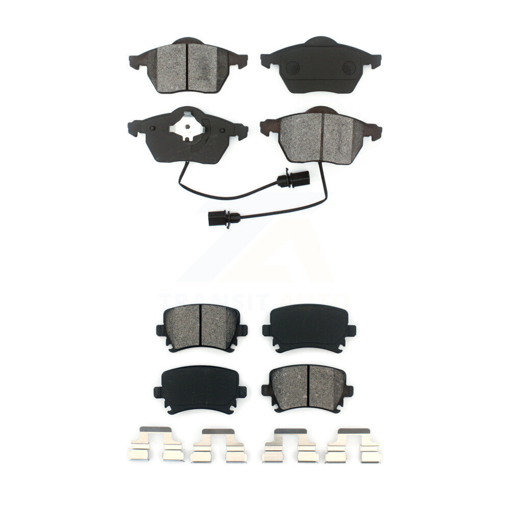 Front Rear Semi-Metallic Brake Pads Kit For Audi A4 Quattro 3.2L/2.0L KSM-100362