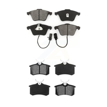 Front Rear Semi-Metallic Brake Pads Kit For Audi Allroad Quattro S6 A6 KSM-100412