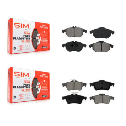 Front Rear Semi-Metallic Brake Pads Kit For Saab 9-3 KSM-100446