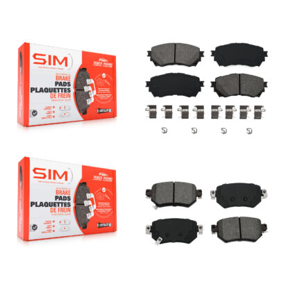 Front Rear Semi-Metallic Brake Pads Kit For Mazda 6 KSM-100479