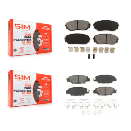 Front Rear Semi-Metallic Brake Pads Kit For 2019-2023 Mazda CX-5 Turbocharged KSM-100481