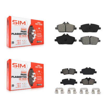 Front Rear Semi-Metallic Brake Pads Kit For Mini Cooper KSM-100495