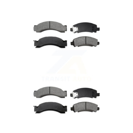 Front Rear Semi-Metallic Brake Pads Kit For Chevrolet P30 GMC P3500 Workhorse P42 Custom KSM-100548