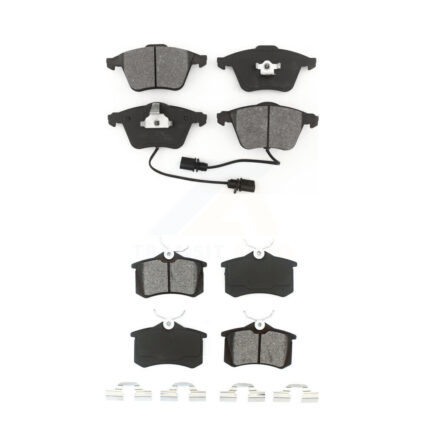 Front Rear Semi-Metallic Brake Pads Kit For Audi A6 Quattro KSM-100561