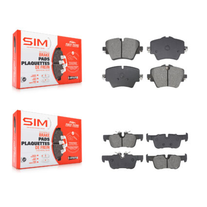Front Rear Semi-Metallic Brake Pads Kit For BMW X1 Mini Cooper Countryman X2 Clubman 228i KSM-100598