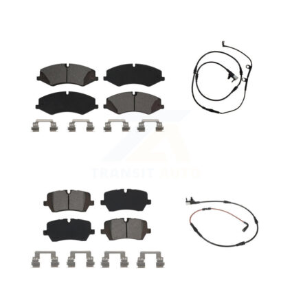 Front Rear Semi-Metallic Disc Brake Pads And Wear Sensors Kit For Land Rover Range Sport KSW-100011