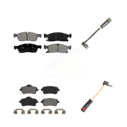 Front Rear Semi-Metallic Brake Pads Wear Sensor Kit For Mercedes-Benz GLE400 GL350 GLS450 KSW-100077