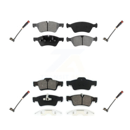 Front Rear Semi-Metallic Brake Pad Wear Sensor Kit For Mercedes-Benz ML350 R350 GL450 G55 KSW-100155