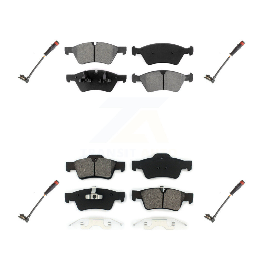 Front Rear Semi-Metallic Brake Pad Wear Sensor Kit For Mercedes-Benz ML350 R350 GL450 G55 KSW-100155