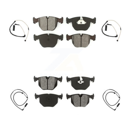 Front Rear Semi-Metallic Disc Brake Pads And Wear Sensors Kit For Land Rover Range KSW-100189