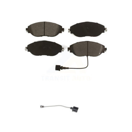 Front Semi-Metallic Brake Pad Extra Wear Sensor Kit For Volkswagen Tiguan Jetta Audi Q3 R KSW-100289