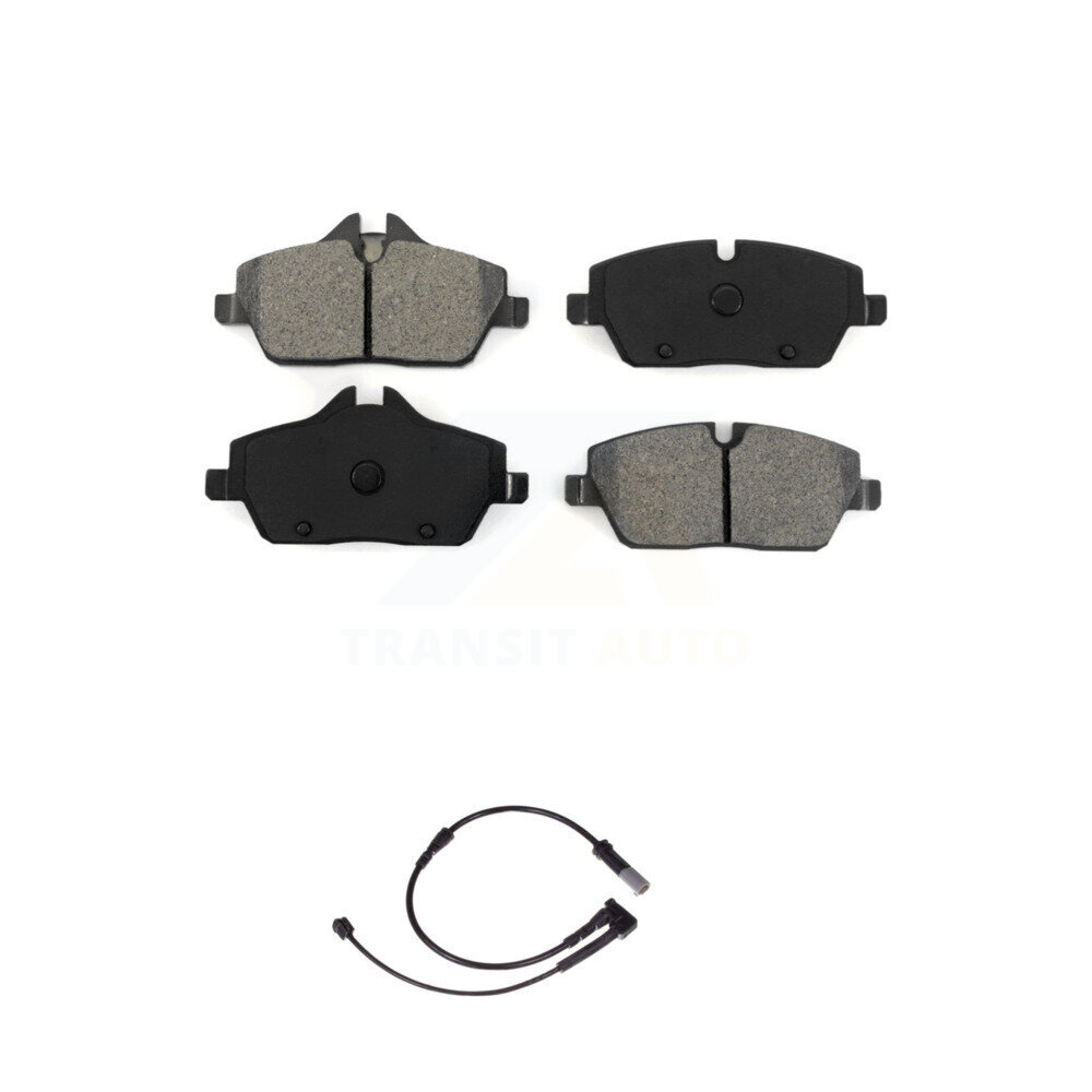 Front Semi-Metallic Disc Brake Pads And Wear Sensors Kit For Mini Cooper KSW-100296