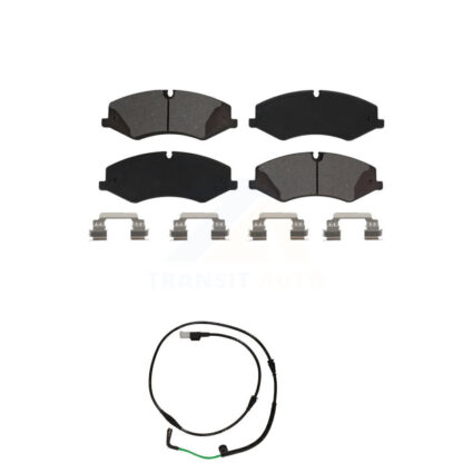 Front Semi-Metallic Disc Brake Pads And Wear Sensors Kit For Land Rover LR4 KSW-100298