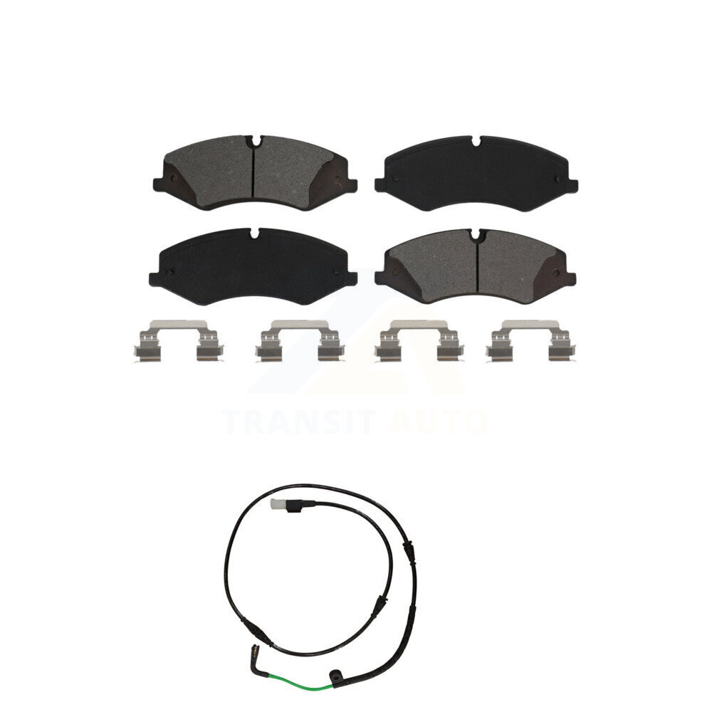 Front Semi-Metallic Disc Brake Pads And Wear Sensors Kit For Land Rover LR4 KSW-100298