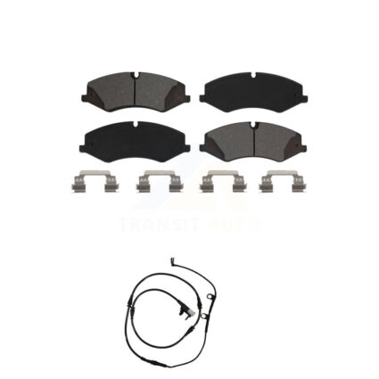 Front Semi-Metallic Disc Brake Pads And Wear Sensors Kit For Land Rover Range Sport KSW-100302