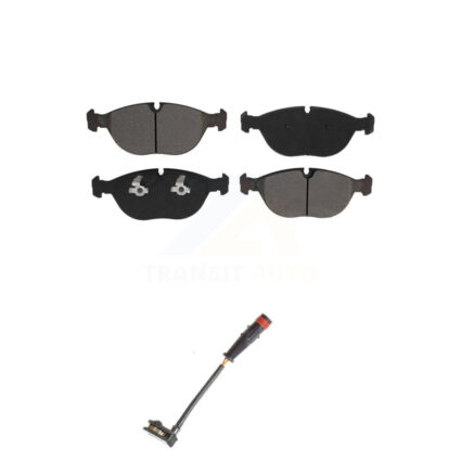 Front Semi-Metallic Disc Brake Pads And Wear Sensors Kit For Mercedes-Benz S500 S430 KSW-100305