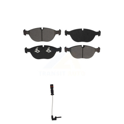Front Semi-Metallic Brake Pad & Wear Sensor Kit For Chrysler Crossfire Mercedes-Benz E430 KSW-100314