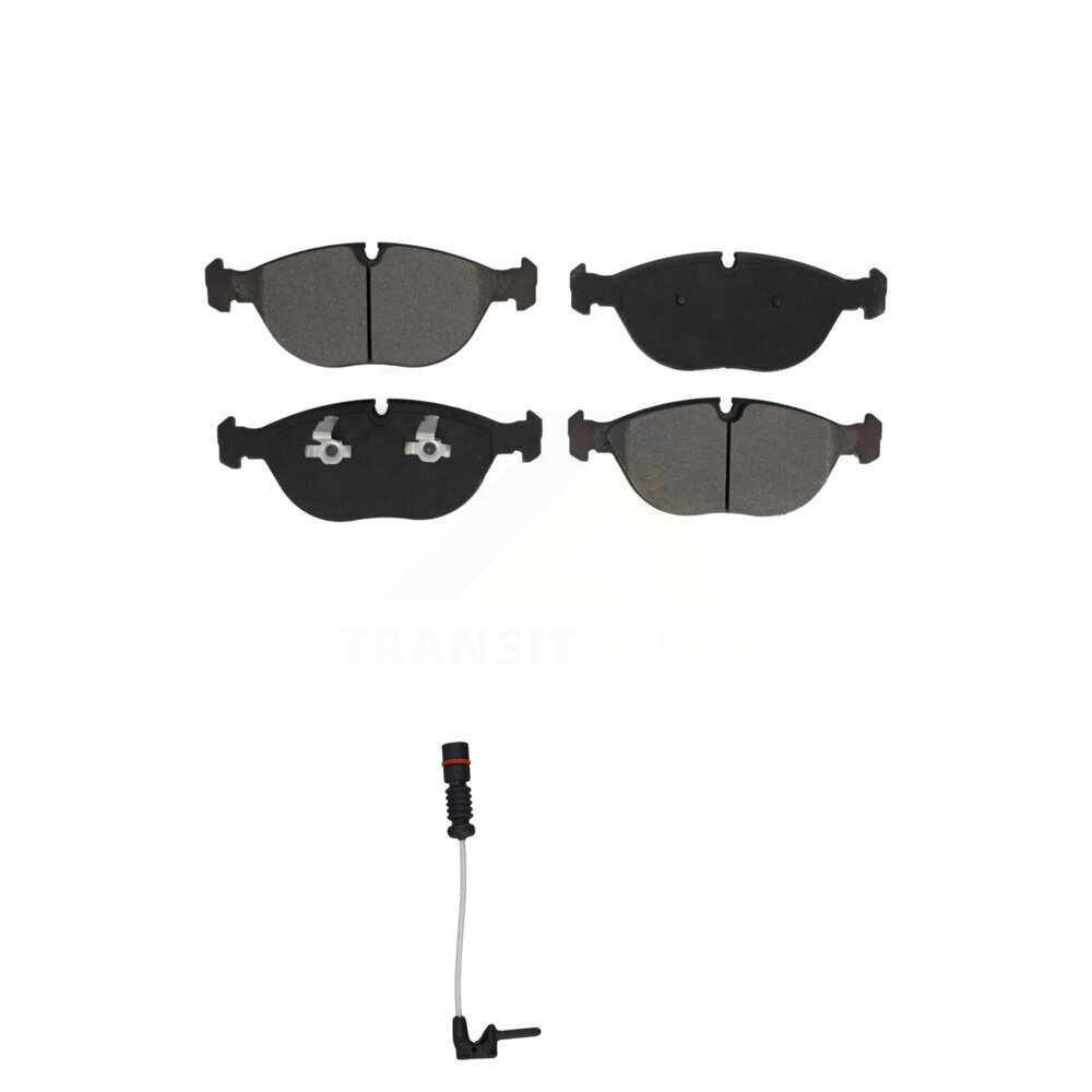 Front Semi-Metallic Brake Pad & Wear Sensor Kit For Chrysler Crossfire Mercedes-Benz E430 KSW-100314