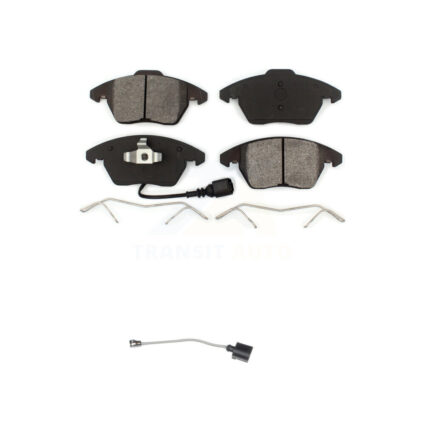 Front Semi-Metallic Brake Pad & Extra Wear Sensor Kit For Audi A3 Quattro Volkswagen Golf KSW-100323