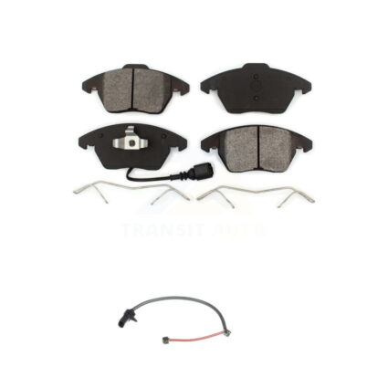 Front Semi-Metallic Disc Brake Pads And Extra Wear Sensors Kit For 2011 Audi R8 KSW-100324