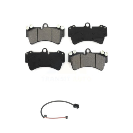 Front Semi-Metallic Disc Brake Pads And Wear Sensors Kit For Audi Q7 Porsche Cayenne KSW-100325