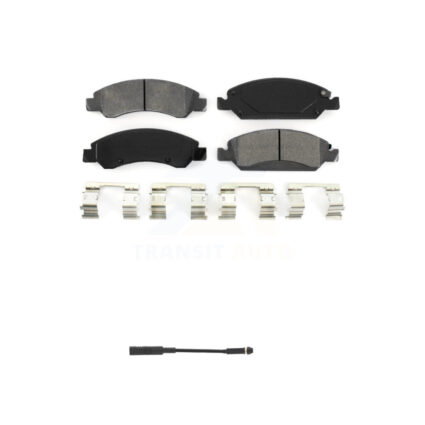 Front Semi-Metallic Brake Pads Wear Sensor Kit For GMC Chevrolet Silverado 1500 LD Sierra KSW-100331