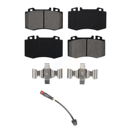 Front Semi-Metallic Disc Brake Pads And Wear Sensor Kit For Mercedes-Benz SL500 SLK55 AMG KSW-100334