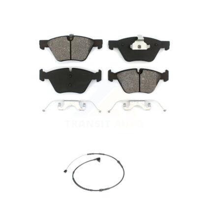 Front Semi-Metallic Disc Brake Pads And Wear Sensors Kit For BMW Z4 KSW-100340